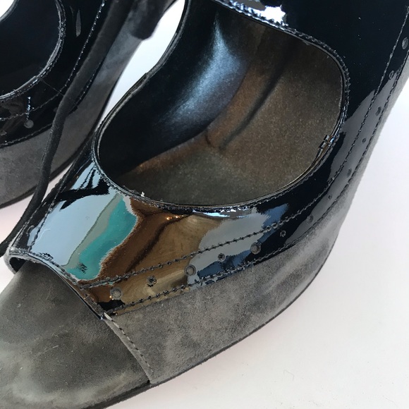 Vaneli peep toe saddle shoes with heel - Picture 4 of 8